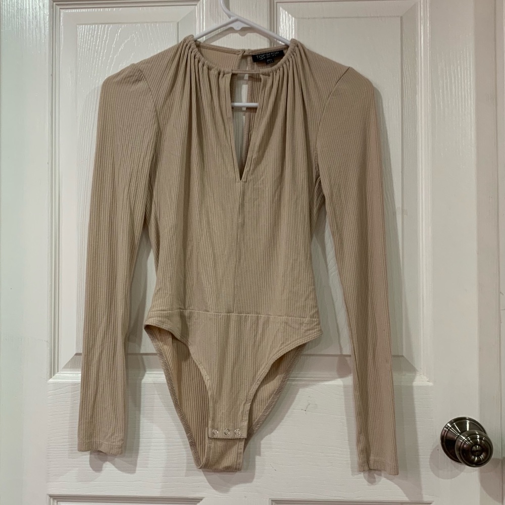 Beige/Cream Topshop Bodysuit